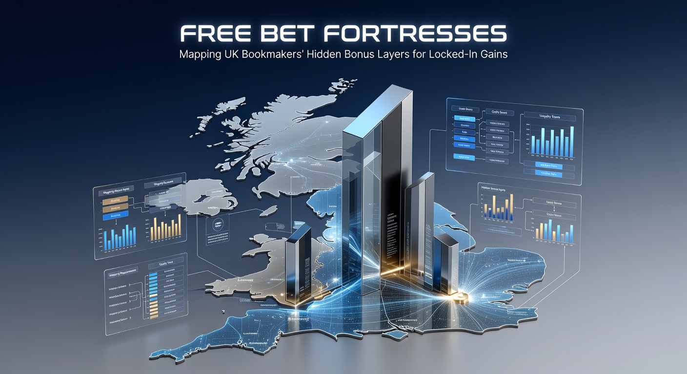 Diagram showing interconnected layers of bookmaker free bet offers forming a protective fortress structure